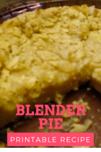 Blender Pie Photo